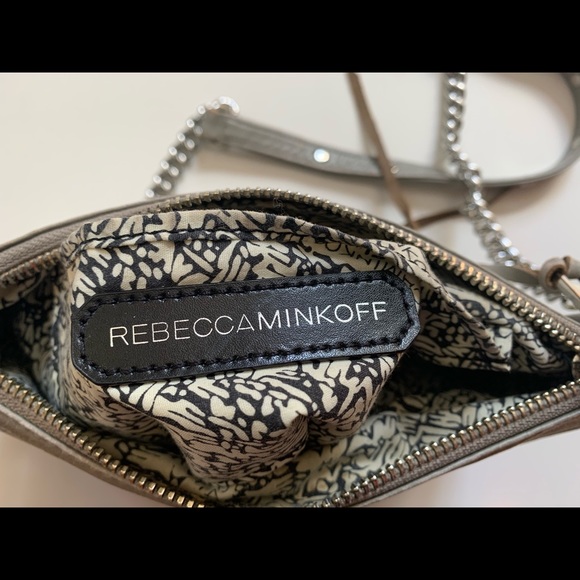 Rebecca Minkoff mini MAC grey leather crossbody - Picture 12 of 16